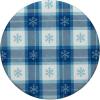 PopSockets Holiday Phone Grip & Stand, Holiday – Snow Plaid PopSockets PopGrip for MagSafe(Adhesive PopGrip)