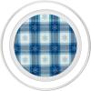 PopSockets Holiday Phone Grip & Stand, Holiday – Snow Plaid PopSockets PopGrip for MagSafe(Magnetic PopGrip)