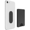 PopSockets Minimalist Slim Phone Wallet, Phone Card Holder, Wireless Charging Compatible, Wallet Without Grip Compatible with MagSafe – Black(Phone Wallet  Phone Card Holder  Adhesive No Grip Wallet)