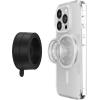 PopSockets Multi-Surface Suction Phone Mount, Detachable Surface Mount, Phone Stand Compatible with MagSafe® – Cobalt(Metallic Black)