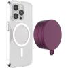 PopSockets Multi-Surface Suction Phone Mount, Detachable Surface Mount, Phone Stand Compatible with MagSafe® – Cobalt(Red Wine)