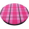 PopSockets Phone Grip – Pink Plaid PopSockets PopGrip for MagSafe(Adhesive PopGrip)