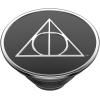 PopSockets Phone Grip for MagSafe, Secure Magnetic Phone Grip & Stand, Hands-Free Kickstand, Wireless Charging Compatible, Harry Potter – Enamel Deathly Hallows(Deathly Hallows)