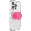 PopSockets Phone Grip for MagSafe with Kickstand, Magnetic Stand, Swappable Top, Secure Hold for iPhone MagSafe Cases, Phone & Tablet Grip – Aluminum Topo(Neon Pink)