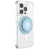 PopSockets Phone Grip for MagSafe with Kickstand, Magnetic Stand, Swappable Top, Secure Hold for iPhone MagSafe Cases, Phone & Tablet Grip – Molded Flower Blue Sigh(Blue Sigh)