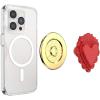 PopSockets Phone Grip for MagSafe with Kickstand, Magnetic Stand, Swappable Top, Secure Hold for iPhone MagSafe Cases, Phone & Tablet Grip – PopOut Sacred Heart