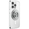 PopSockets Phone Grip for MagSafe with Kickstand, Magnetic Stand, Swappable Top, Secure Hold for iPhone MagSafe Cases, Phone & Tablet Grip – Ripple Chrome