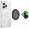 PopSockets Phone Grip for MagSafe with Kickstand, Magnetic Stand, Swappable Top, Secure Hold for iPhone MagSafe Cases, Phone & Tablet Grip – Tidepool Lava Lamp Absinthe(Lava Lamp Green)