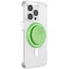 PopSockets Phone Grip for MagSafe with Kickstand, Magnetic Stand, Swappable Top, Secure Hold for iPhone MagSafe Cases, Phone & Tablet Grip, Cute PopSockets – Matcha Dew Happy Reflex(Matcha Curves)
