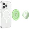 PopSockets Phone Grip for MagSafe with Kickstand, Magnetic Stand, Swappable Top, Secure Hold for iPhone MagSafe Cases, Phone & Tablet Grip, Cute PopSockets – Matcha Dew Happy Reflex(Happy Reflex)