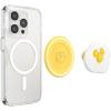 PopSockets Phone Grip for MagSafe with Kickstand, Magnetic Stand, Swappable Top, Secure Hold for iPhone MagSafe Cases, Phone & Tablet Grip, Disney – Enamel Poison Apple(Sunny Side Up)