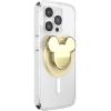 PopSockets Phone Grip for MagSafe with Kickstand, Magnetic Stand, Swappable Top, Secure Hold for iPhone MagSafe Cases, Phone & Tablet Grip, Disney – Enamel Poison Apple(Gold Mickey)