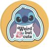 PopSockets Phone Grip for MagSafe with Kickstand, Magnetic Stand, Swappable Top, Secure Hold for iPhone MagSafe Cases, Phone & Tablet Grip, Disney – PopOut Dreamy Stitch(Weird but Cture)