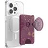 PopSockets Phone Wallet with Expanding Grip and Adapter Ring for MagSafe, Phone Card Holder, Wireless Charging Compatible, Wallet Compatible with MagSafe – Phantom Aspen(Celestial Mauve)