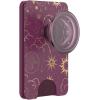 PopSockets Phone Wallet with Expanding Grip and Adapter Ring for MagSafe, Phone Card Holder, Wireless Charging Compatible, Wallet Compatible with MagSafe – Phantom Aspen(Celestial Mauve)