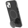 PopSockets iPhone 13 Case with Phone Grip and Slide, Phone Case for iPhone 13 – Black(Black)