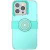 PopSockets iPhone 13 Pro Case with Phone Grip and Slide, Phone Case for iPhone 13 Pro – Black(Spearmint)