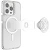 PopSockets iPhone 13 Pro Case with Phone Grip and Slide, Phone Case for iPhone 13 Pro – Clear(Clear)