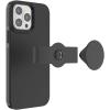 PopSockets: iPhone 13 Pro Max Case with Phone Grip and Slide, Wireless Charging Compatible – Black(Black)