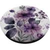Purple Lavender Blossom Leaves Flower Floral Girly PopSockets Adhesive PopGrip(Adhesive PopGrip)
