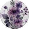 Purple Lavender Blossom Leaves Flower Floral Girly PopSockets Adhesive PopGrip(Adhesive PopGrip)