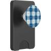 PopSockets Holiday Phone Grip & Stand, Holiday – Snow Plaid PopSockets PopGrip for MagSafe(Magnetic PopWallet)