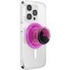 PopSockets Phone Grip for MagSafe with Kickstand, Magnetic Stand, Swappable Top, Secure Hold for iPhone MagSafe Cases, Phone & Tablet Grip – Tidepool Lava Lamp Absinthe(Lava Lamp Pink)