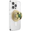 PopSockets Phone Grip for MagSafe with Kickstand, Magnetic Stand, Swappable Top, Secure Hold for iPhone MagSafe Cases, Phone & Tablet Grip, Cute PopSockets – Gem Brooch Jade