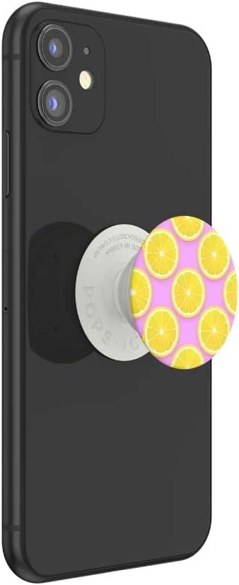 imagePopSockets Phone Grip with Expanding Kickstand Adhesive Grip Strawberry Jam DripPink Lemonade