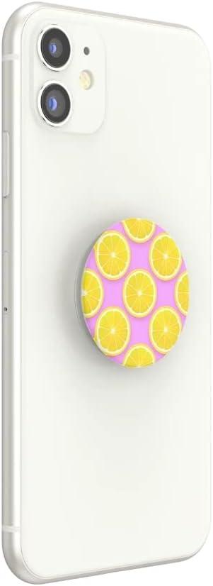 imagePopSockets Phone Grip with Expanding Kickstand Adhesive Grip Strawberry Jam DripPink Lemonade