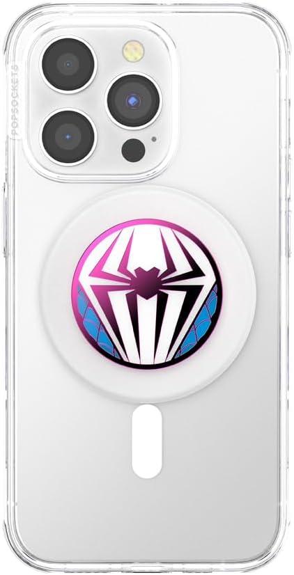 imagePopSockets Phone Grip with Expanding Kickstand Adhesive Grip Enamel SpiderManGhost Spider