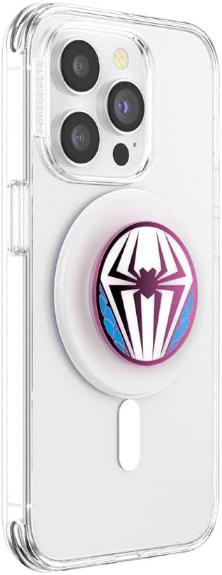 imagePopSockets Phone Grip with Expanding Kickstand Adhesive Grip Enamel SpiderManGhost Spider