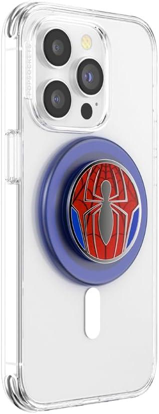 imagePopSockets Phone Grip with Expanding Kickstand Adhesive Grip Enamel SpiderManPeter Parker