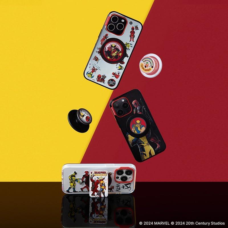 imagePopSockets Phone Grip with Expanding Kickstand Adhesive Grip Marvel Classics Enamel Marvel LokiChimichangas