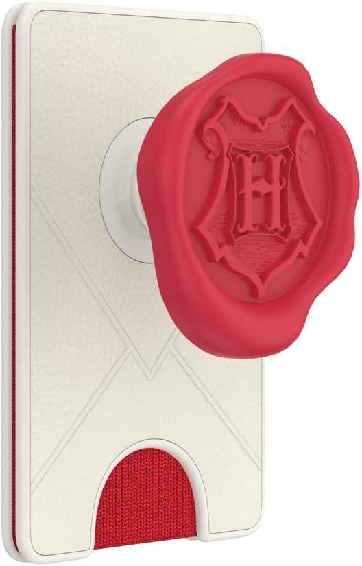 imagePopSockets Phone Wallet with Expanding Kickstand Phone Card Holder Hagwarts Letter