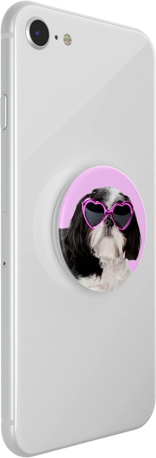 imagePopSockets PopTop Top only Base sold separately Swappable Top for PopGrip bases PopGrip Slide ampamp PopWallet Lotsa LlamaSassy Shih Tzu