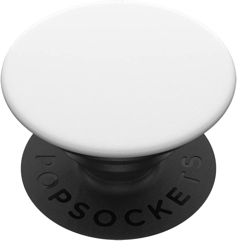 imagePopSockets PopTop Top only Base sold separately Swappable Top for PopGrip bases PopGrip Slide ampamp PopWallet White On Black