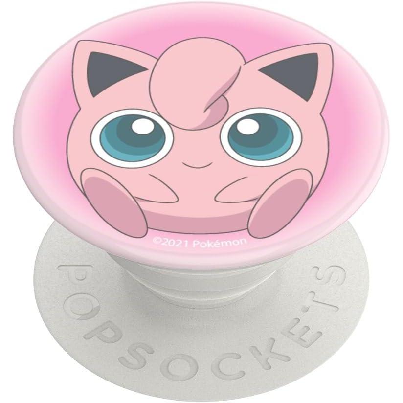 imagePopSockets Phone Grip for MagSafe with Kickstand Magnetic Stand Swappable Top Secure Hold for iPhone MagSafe Cases Phone ampamp Tablet Grip Pokemon Fairy  Tidepool Squishy Jigglypuff SparkleJigglypuff