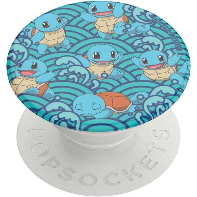 imagePopSockets Phone Grip for MagSafe with Kickstand Magnetic Stand Swappable Top Secure Hold for iPhone MagSafe Cases Phone ampamp Tablet Grip Pokemon Fairy  Tidepool Squishy Jigglypuff SparkleSqrtle Pattern