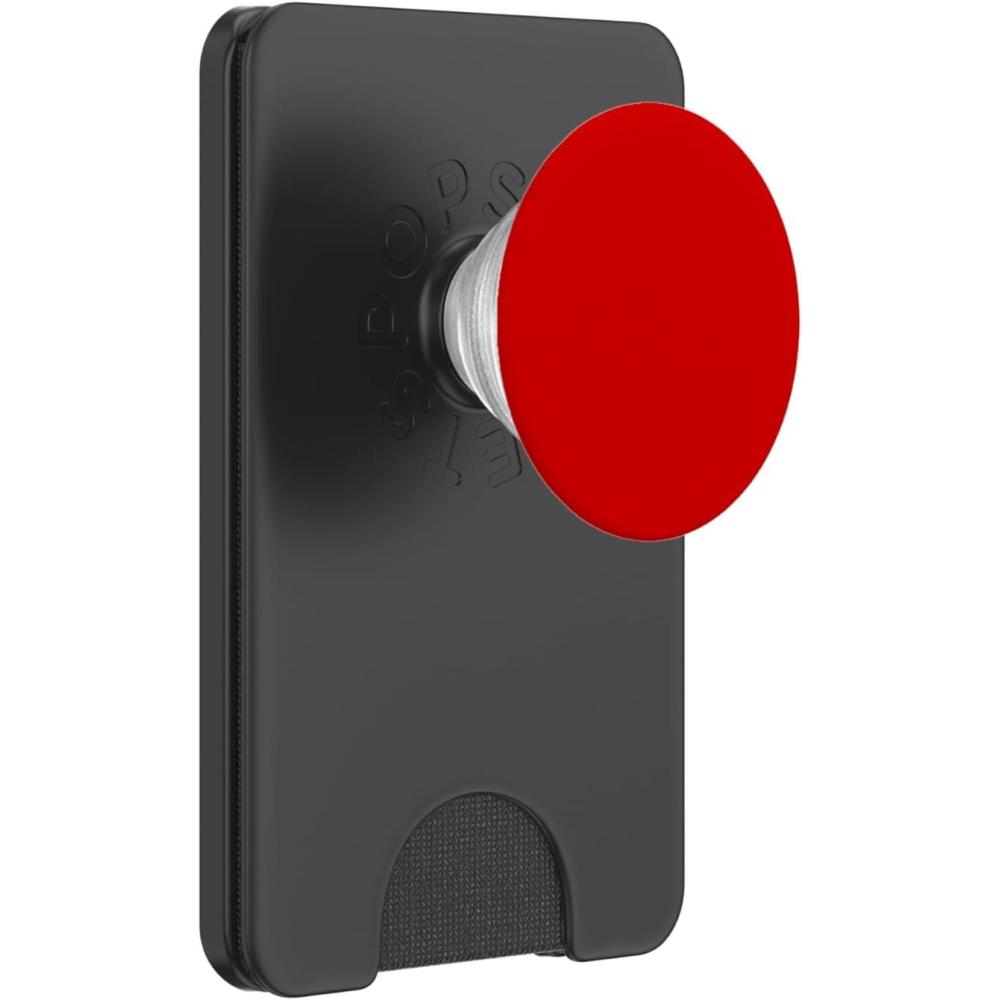 imagePopSockets Phone Grip with Expanding Kickstand  Red PopSockets Adhesive PopGripMagnetic PopWallet