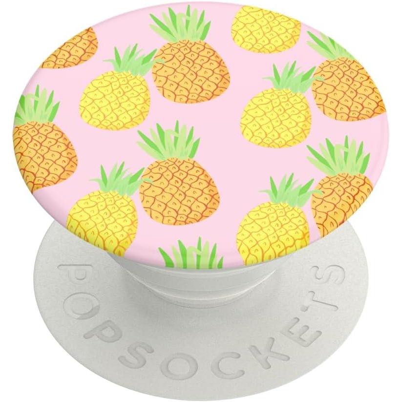 imagePopSockets Phone Grip with Expanding Kickstand Adhesive Grip Fineapple