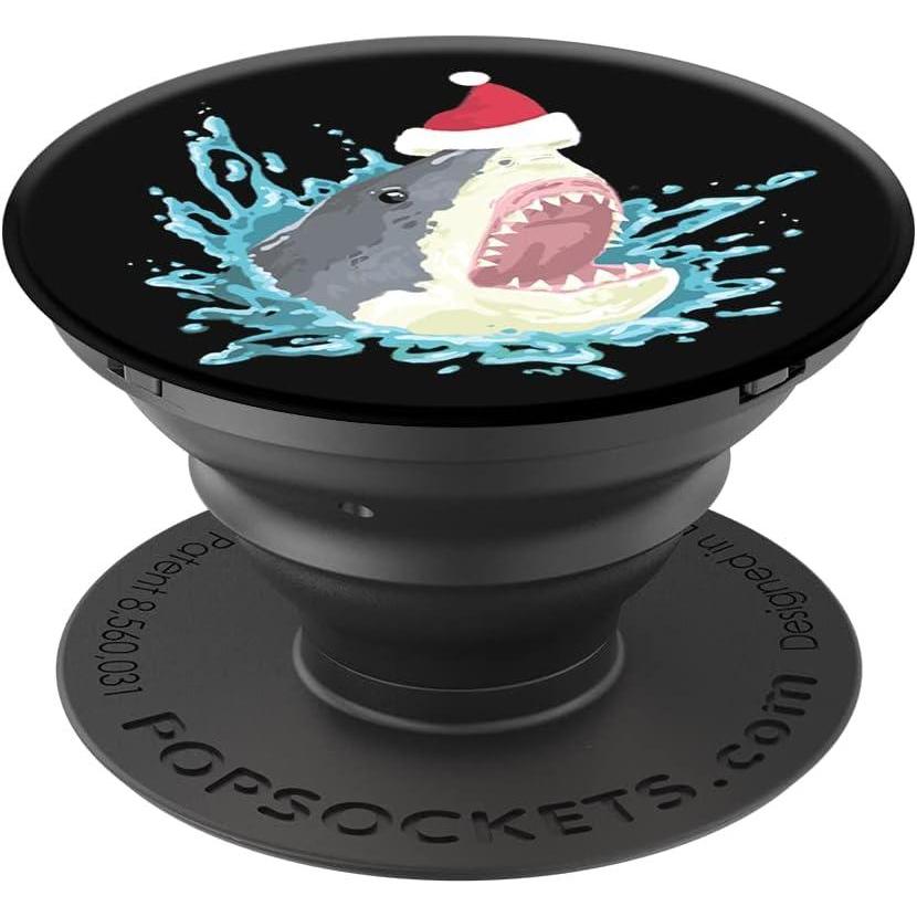 imagePopSockets Phone Grip with Expanding Kickstand Adhesive Grip  Miami HolidayBite Me Fangs