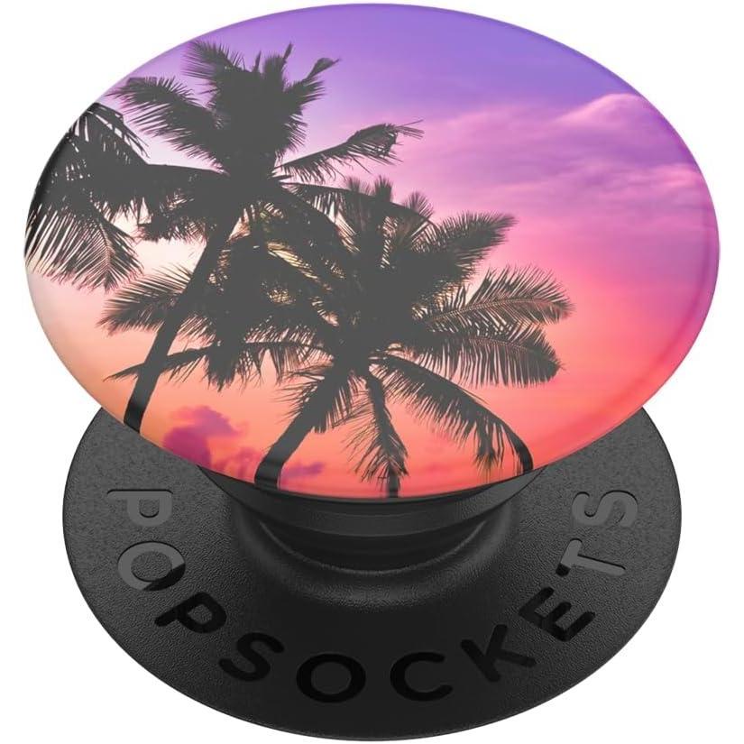 imagePopSockets Phone Grip with Expanding Kickstand Adhesive Grip  Monstera DeliciosaLa La Land