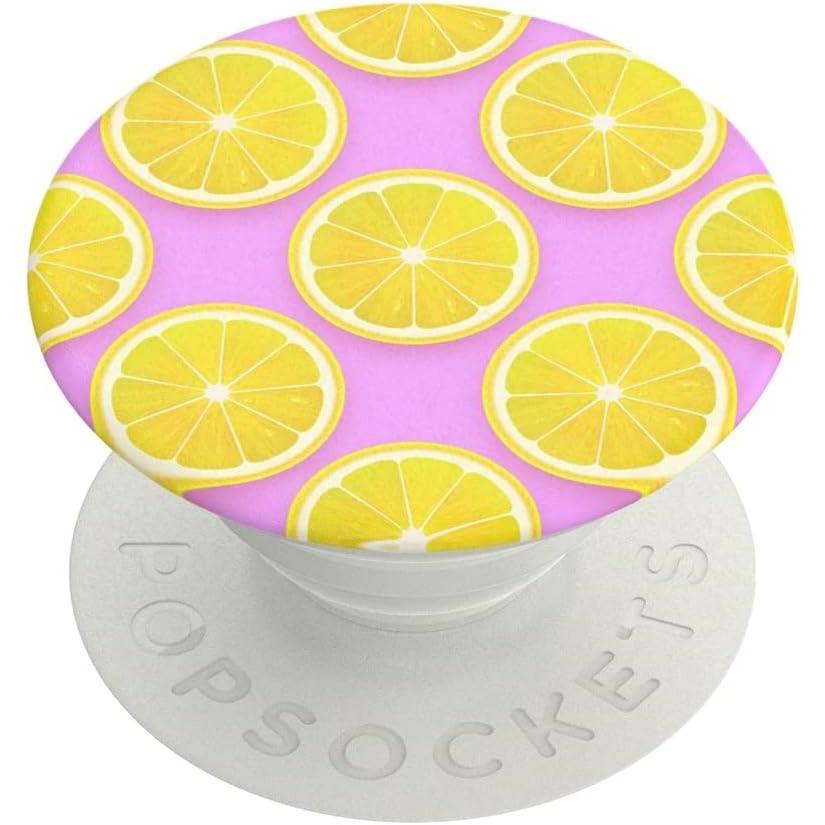 imagePopSockets Phone Grip with Expanding Kickstand Adhesive Grip  Strawberry Jam DripPink Lemonade