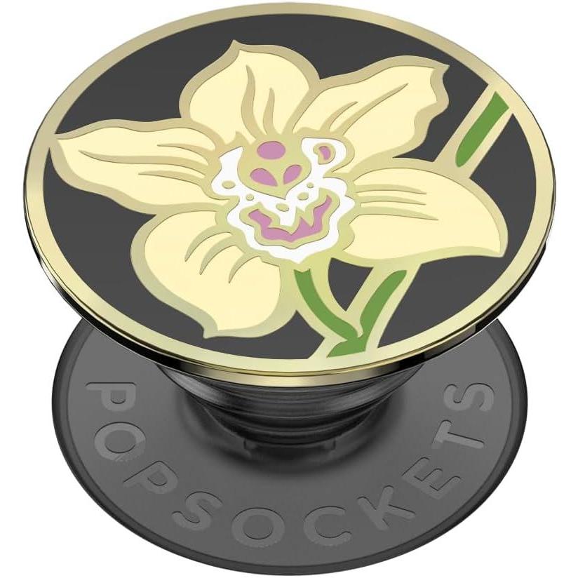 imagePopSockets Phone Grip with Expanding Kickstand Adhesive Grip Enamel  Butter Orchid