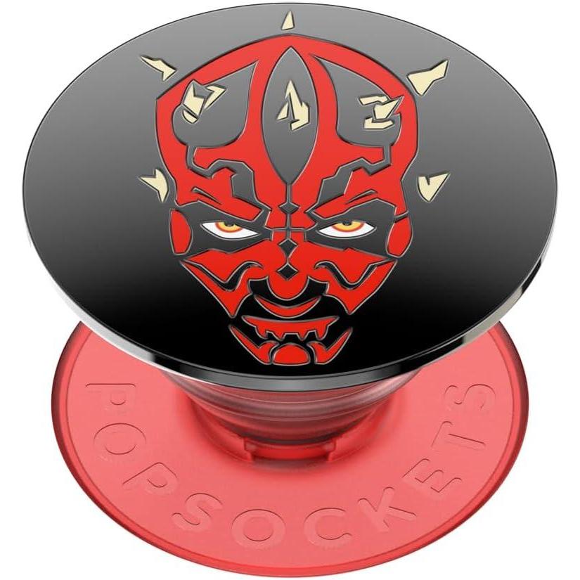 imagePopSockets Phone Grip with Expanding Kickstand Adhesive Grip Star Wars Enamel R2D2Darth Maul