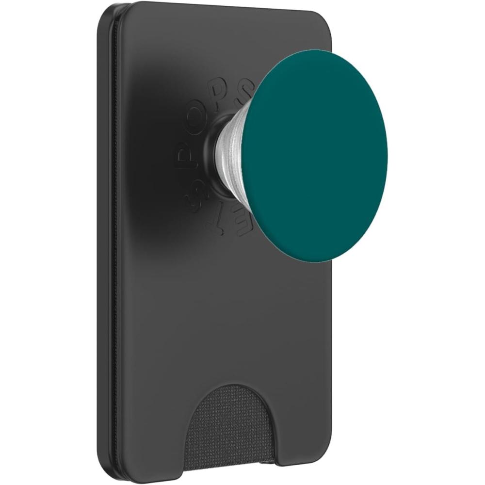 imagePopSockets Phone Grip with Expanding Kickstand Dark Teal PopSockets Adhesive PopGripMagnetic PopWallet