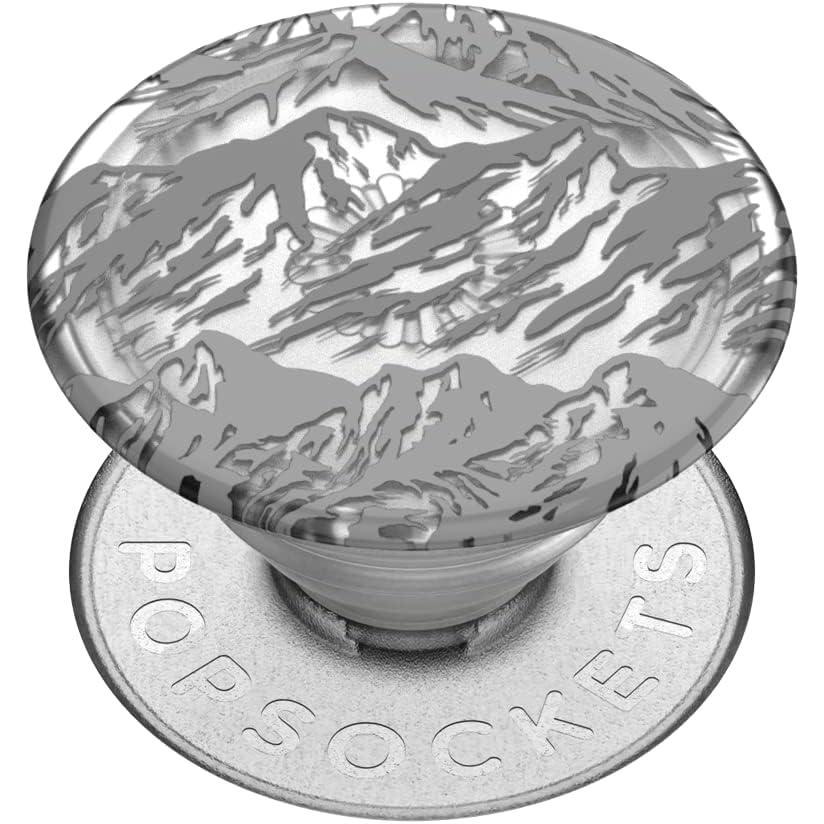 imagePopSockets PlantBased Phone Grip with Expanding Kickstand Adhesive Grip EcoFriendly  Translucent CactiMountains