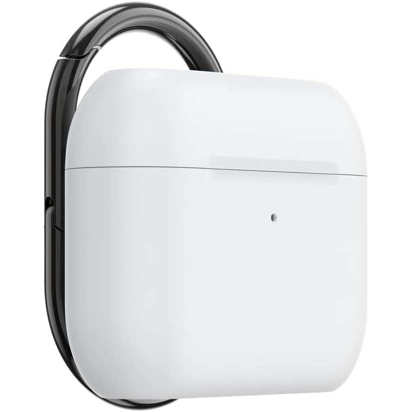 imagePopSockets PopGrip AirPods Pro Holder Keychain AirPod Pro Case Phone Grip Holder  Gunmetal White