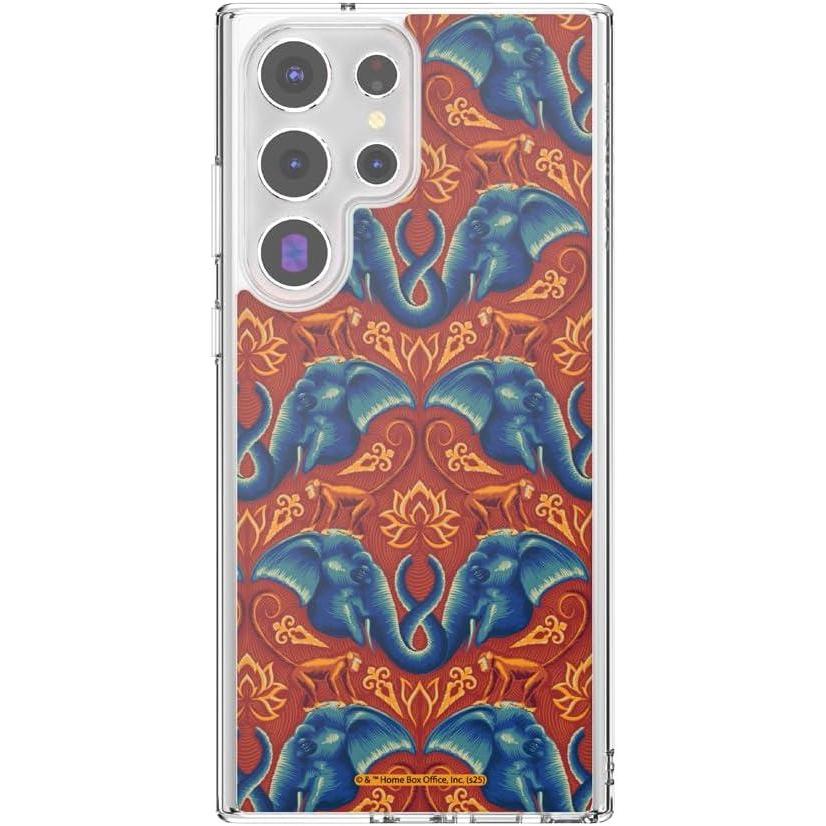 imagePopSockets Samsung Galaxy S23 Ultra Case Compatible with MagSafe with Magnetic Round Phone Grip Included Phone Case for Galaxy S23 Ultra Jungle Sweet